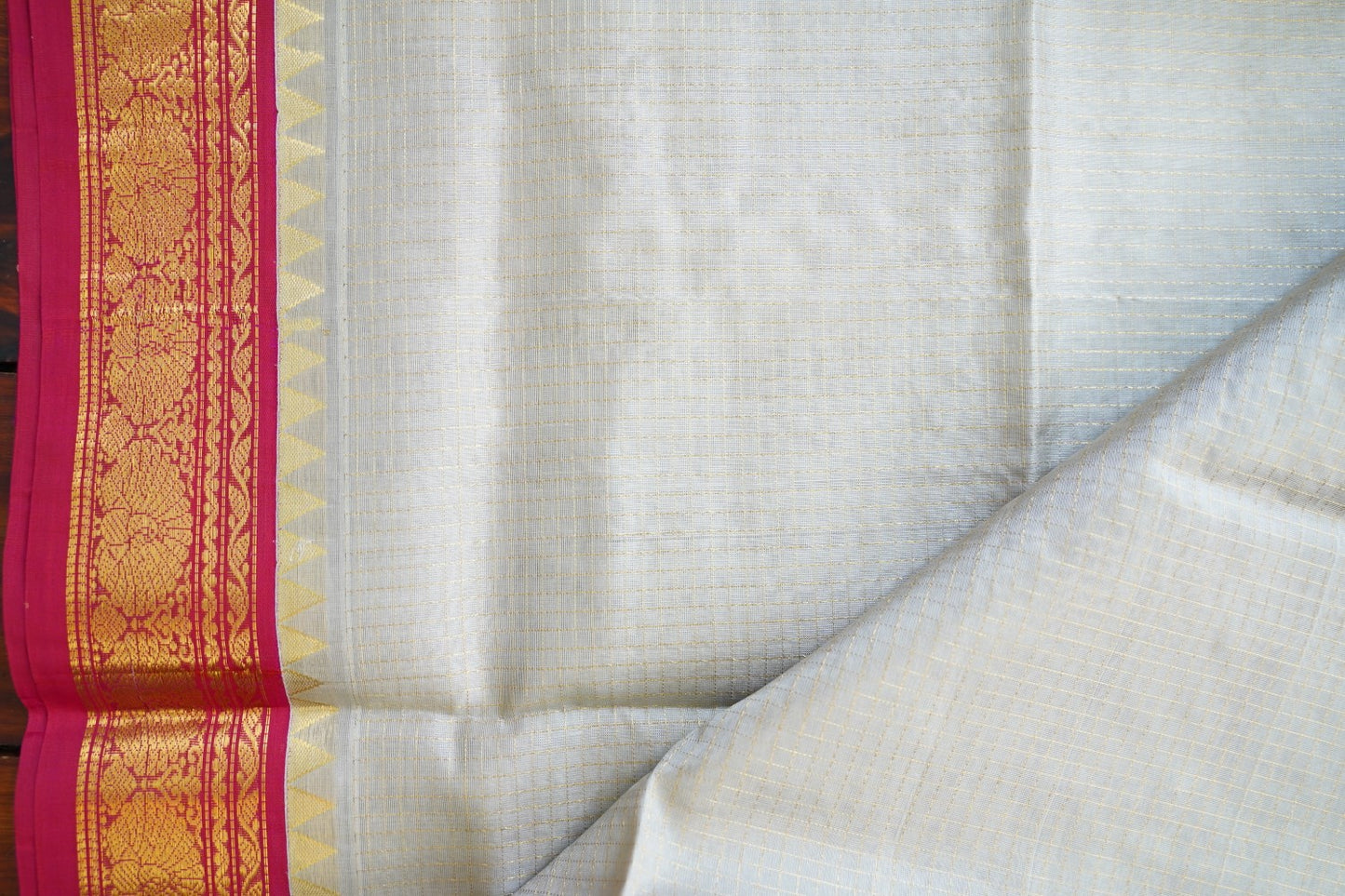 Kanchi Handloom Silk Cotton Saree PC15604