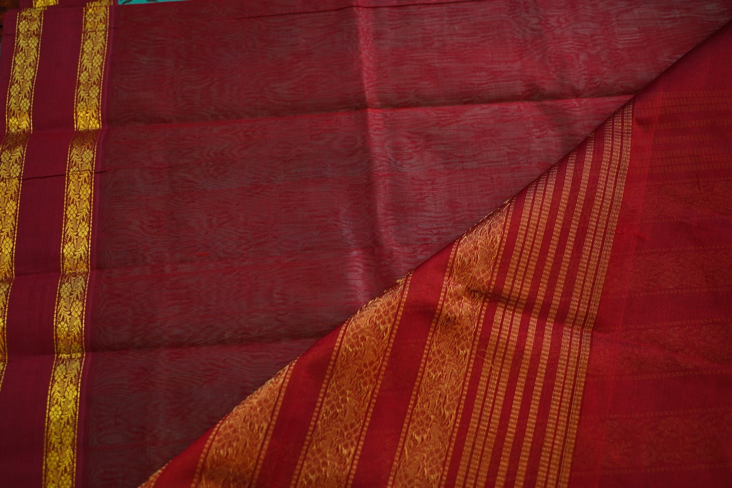 Block Printed silkcotton Saree PC17652