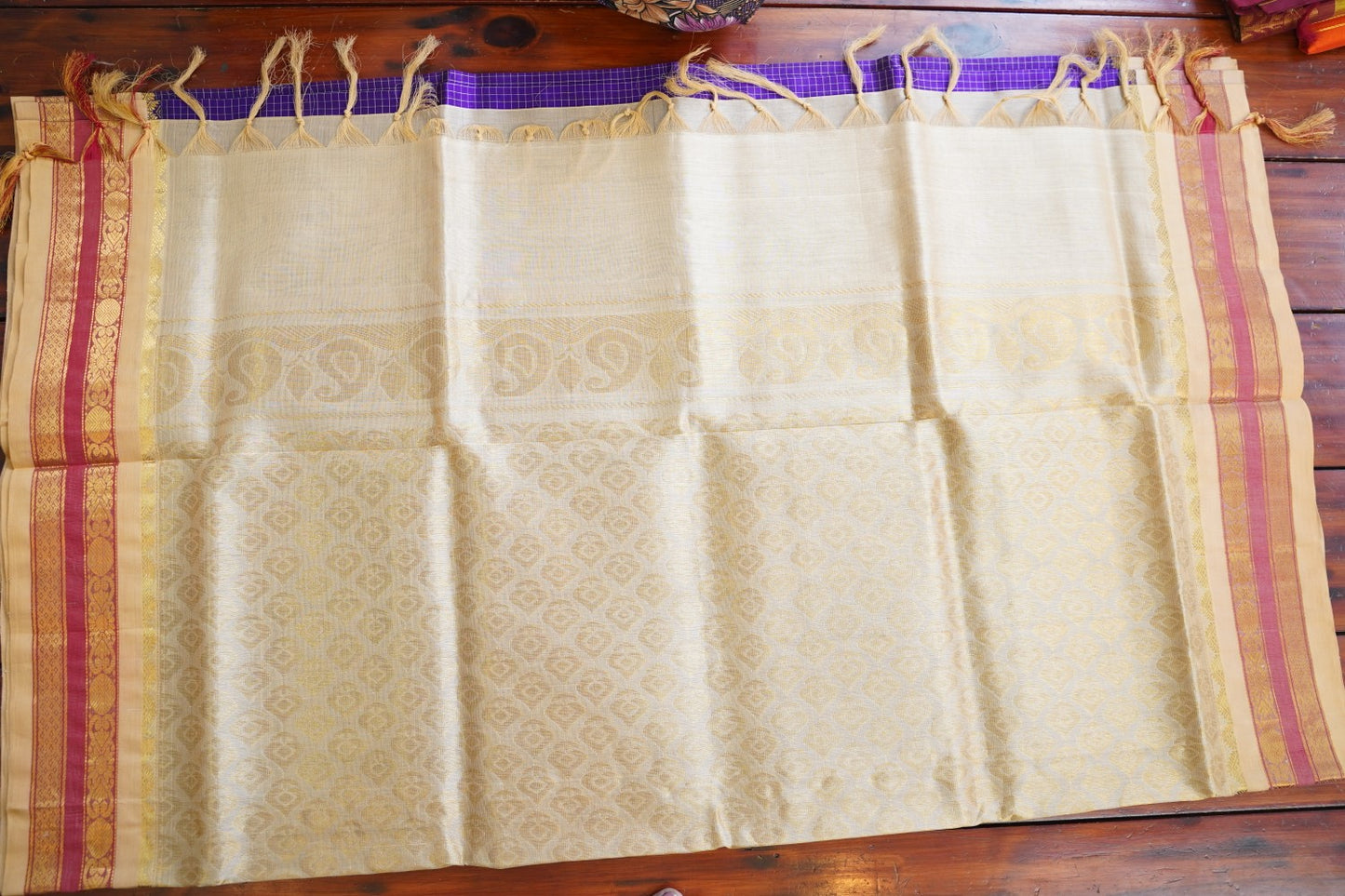 Kanchi Handloom Silk Cotton Saree PC15593