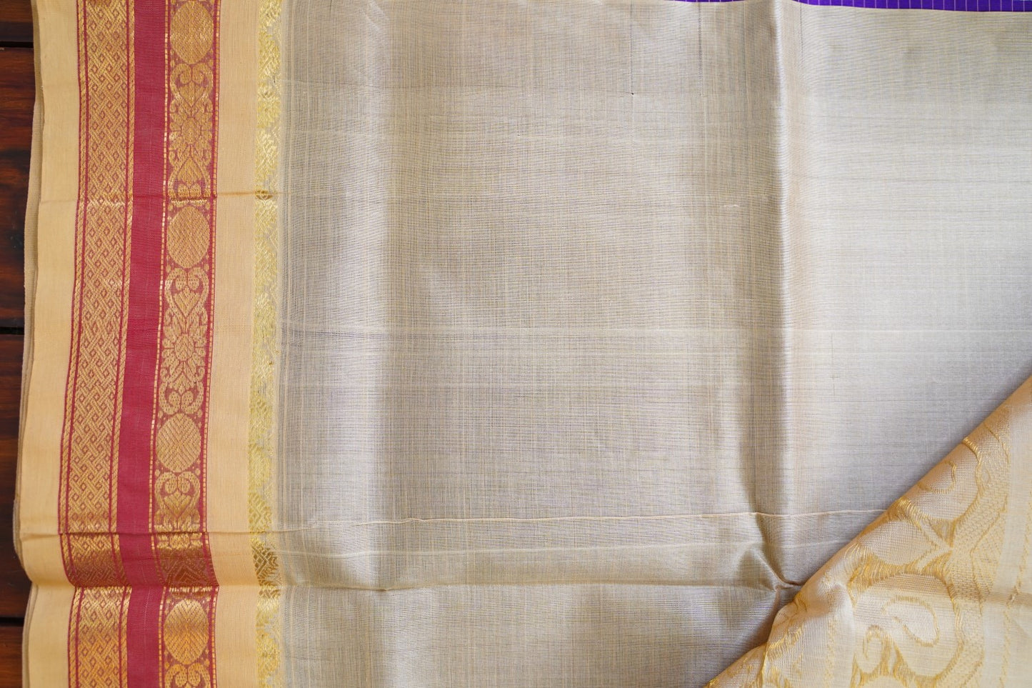 Kanchi Handloom Silk Cotton Saree PC15593