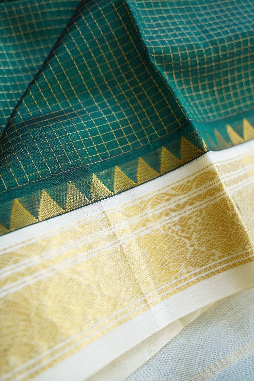 Kanchi Handloom Silk Cotton Saree PC15607