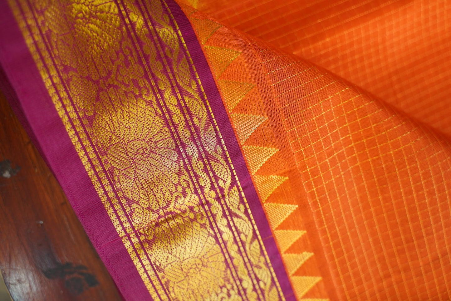 Kanchi Handloom Silk Cotton Saree PC15591