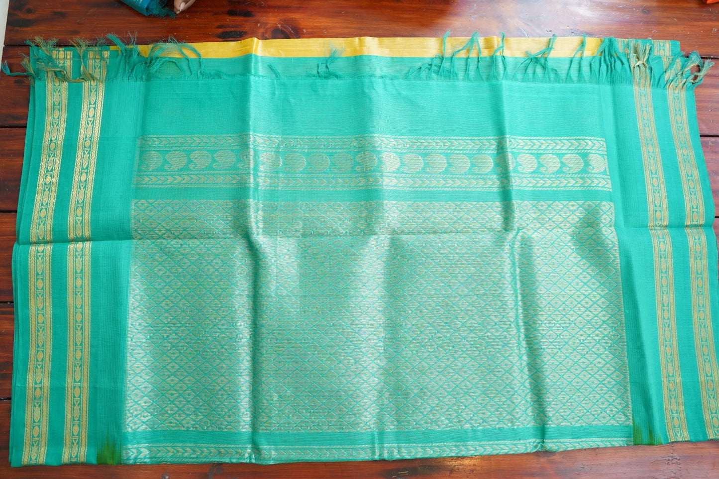 Kanchi Handloom Silk Cotton Saree PC15587