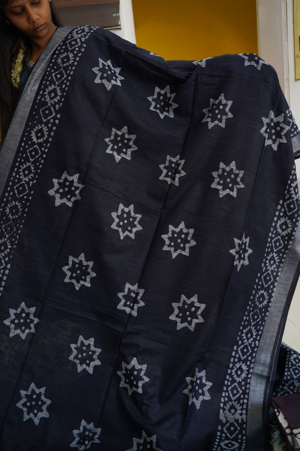 Semi linen PC17687 [Indigo Blue]