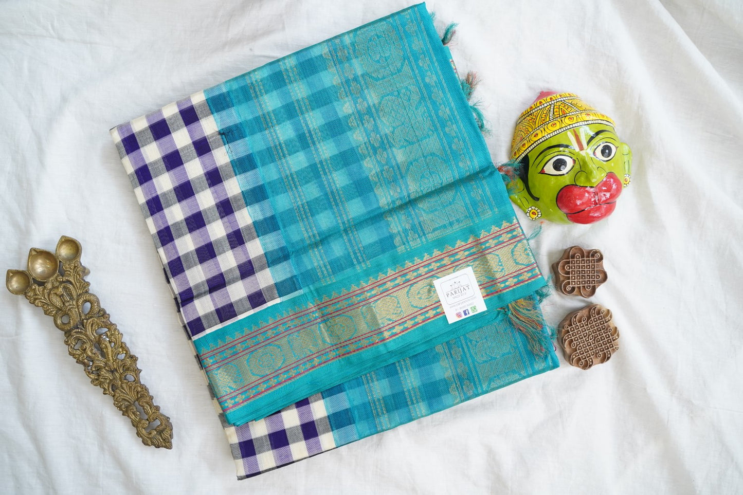 Kanchi Handloom Silk Cotton Saree-PC14810