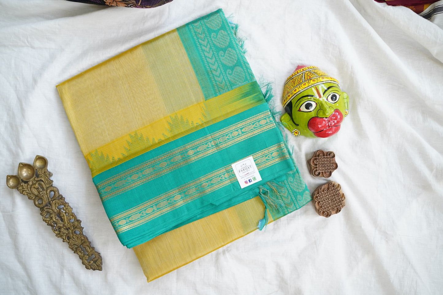 Kanchi Handloom Silk Cotton Saree PC15587