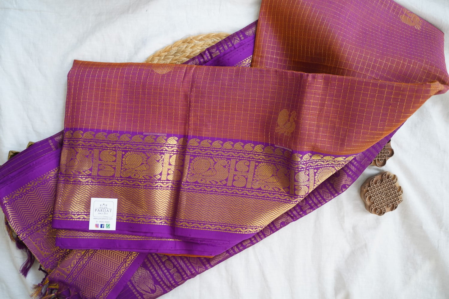 Kanchi Handloom Silk Cotton Saree PC16851
