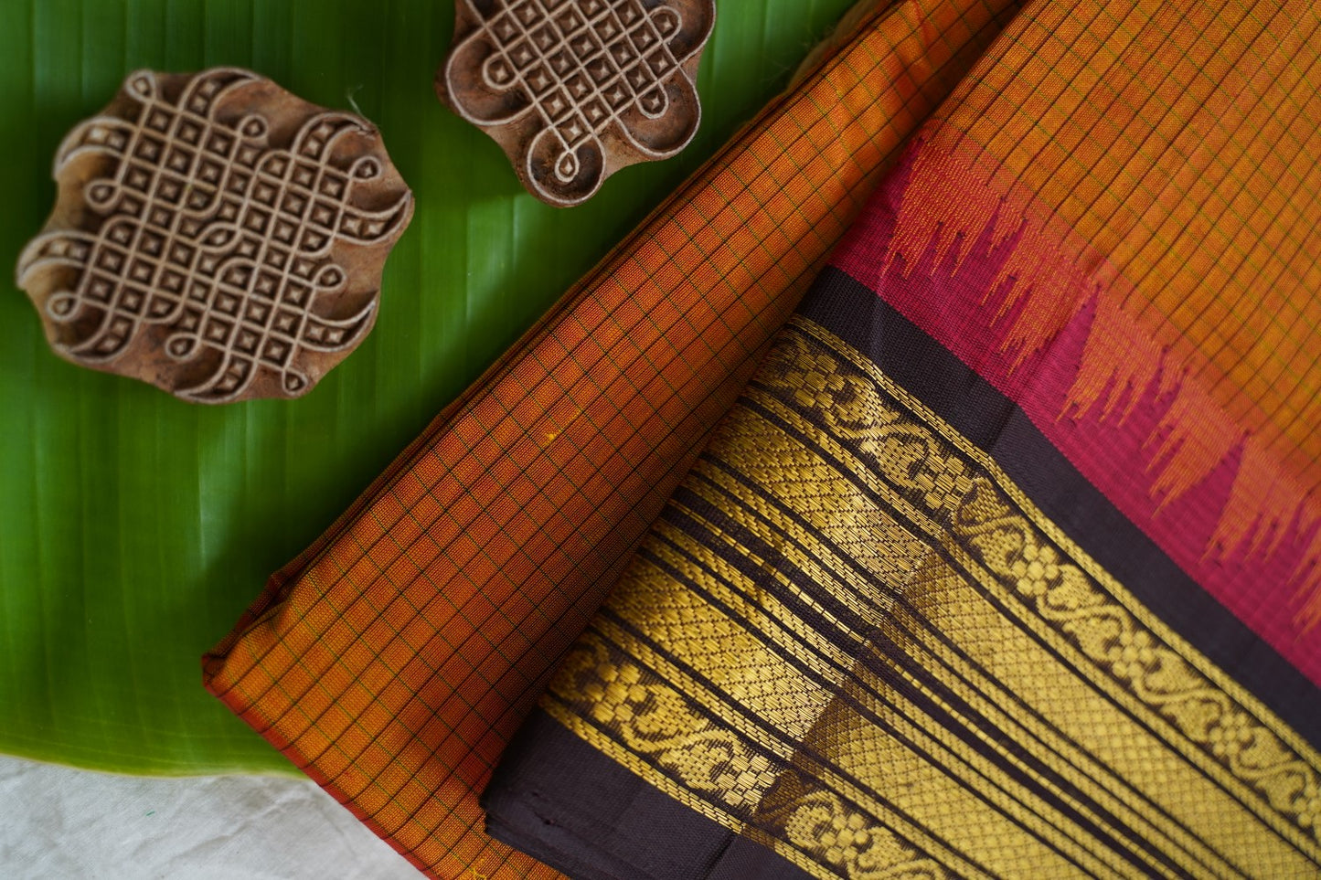 Kanchi Handloom Silk Cotton Saree PC16858