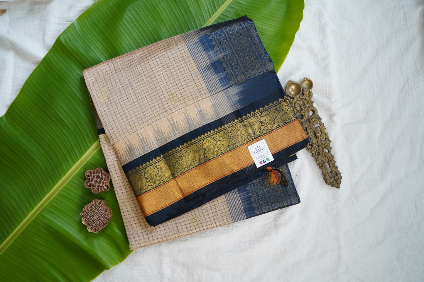 Kanchi Handloom Silk Cotton Saree PC16860