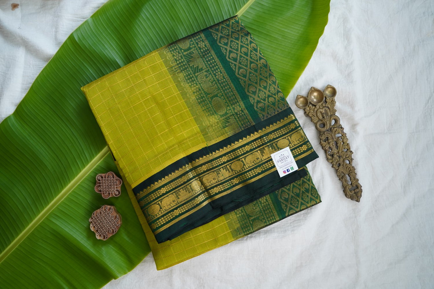 Kanchi Handloom Silk Cotton Saree PC16859