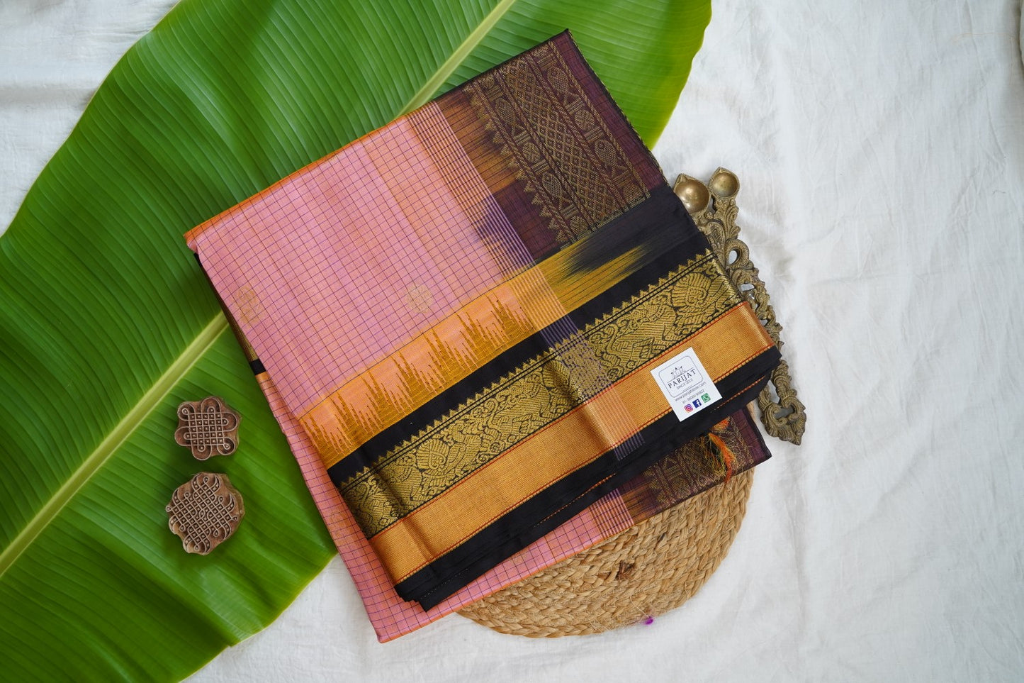 Kanchi Handloom Silk Cotton Saree PC16856