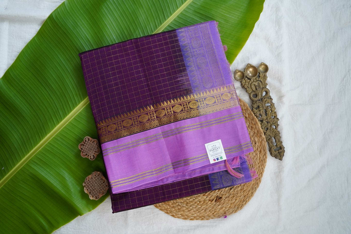 Kanchi Handloom Silk Cotton Saree PC16853