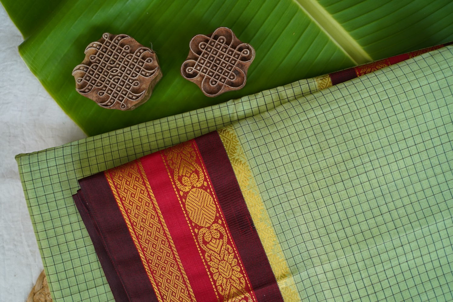 Kanchi Handloom Silk Cotton Saree PC16861