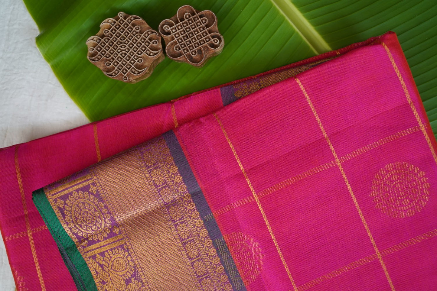 Kanchi Handloom Silk Cotton Saree PC16888
