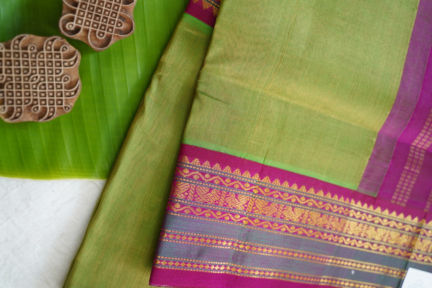 Kanchi Handloom Silk Cotton Saree PC16867