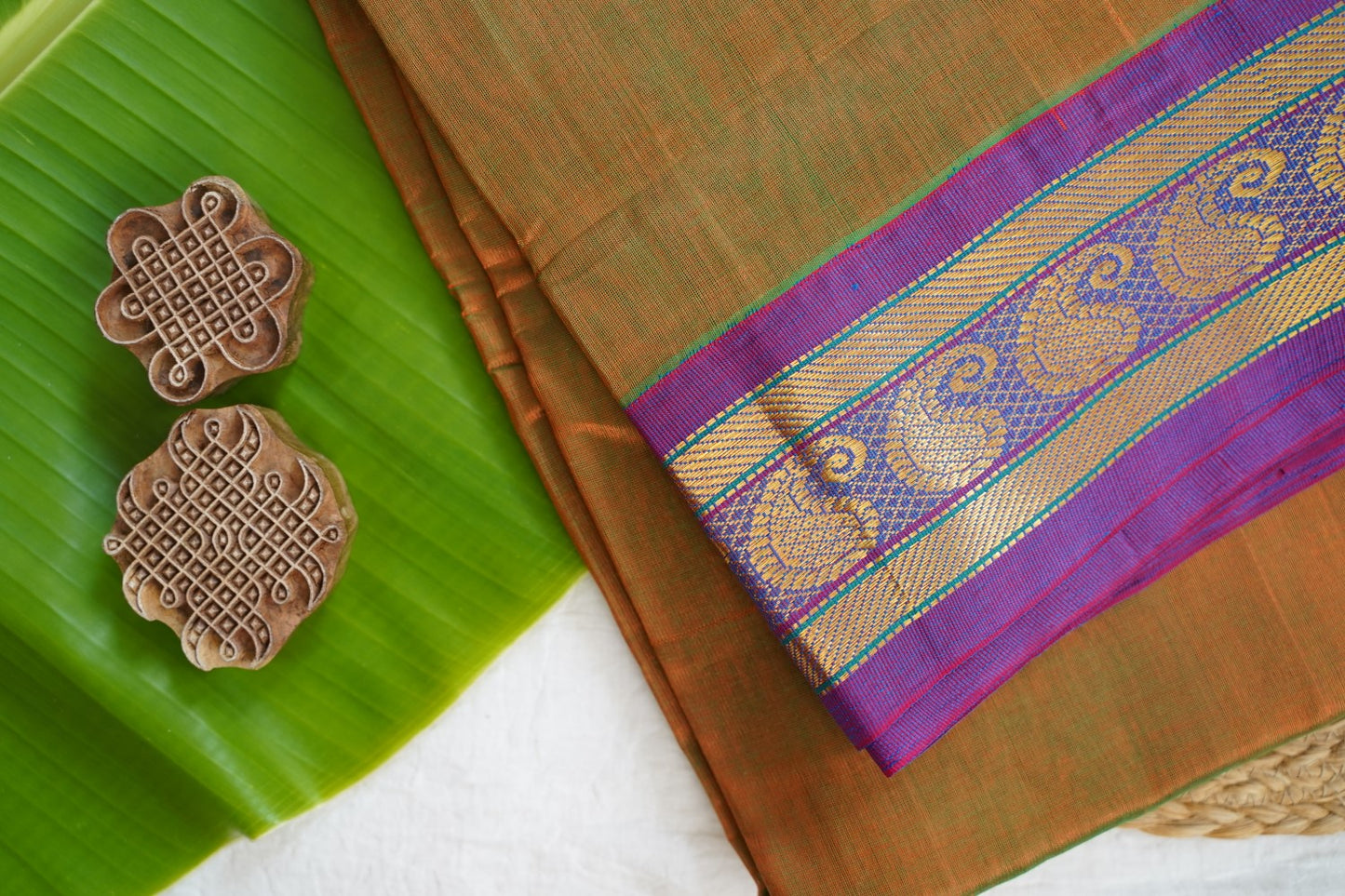 Kanchi Handloom Silk Cotton Saree PC16874