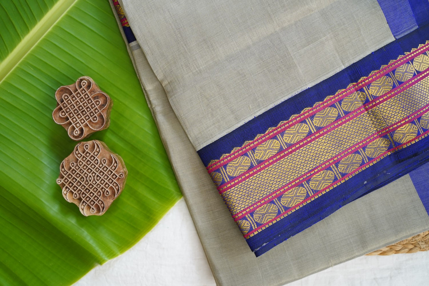 Kanchi Handloom Silk Cotton Saree PC16871