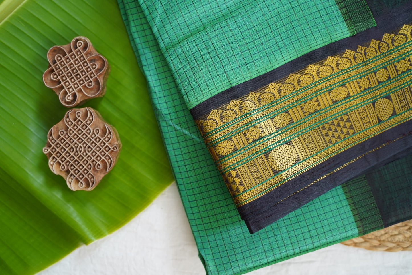 Kanchi Handloom Silk Cotton Saree PC16894