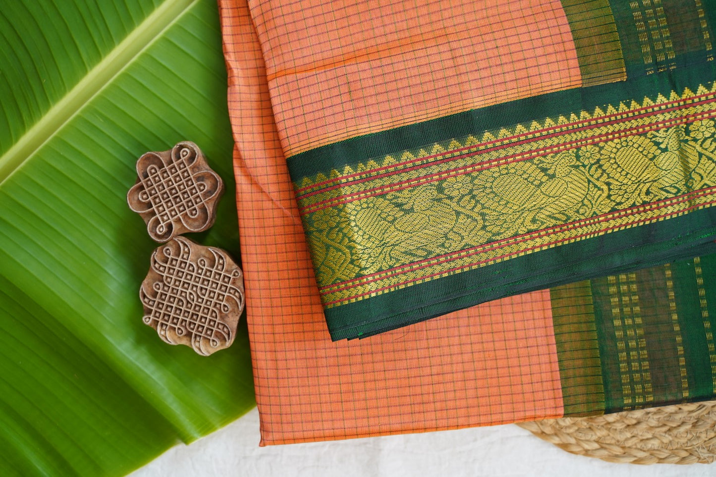Kanchi Handloom Silk Cotton Saree PC16868