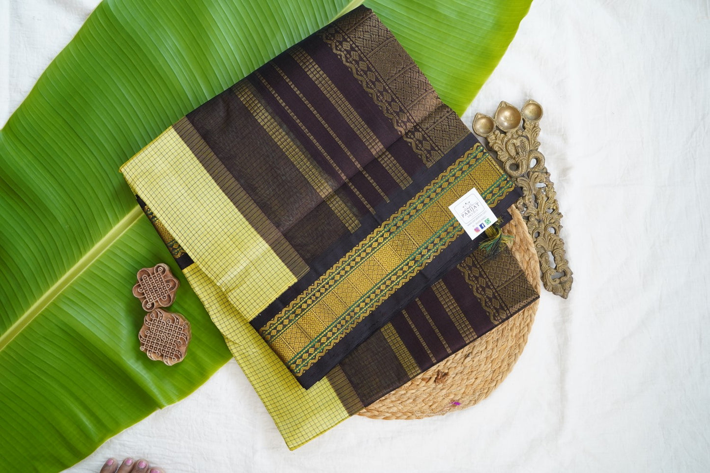Kanchi Handloom Silk Cotton Saree PC16877