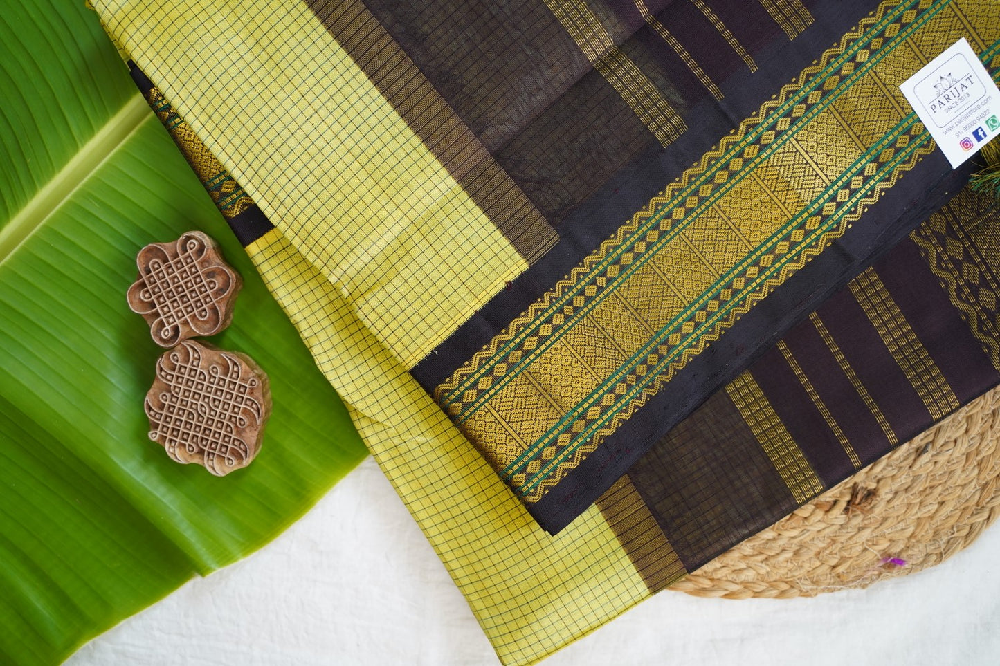 Kanchi Handloom Silk Cotton Saree PC16877