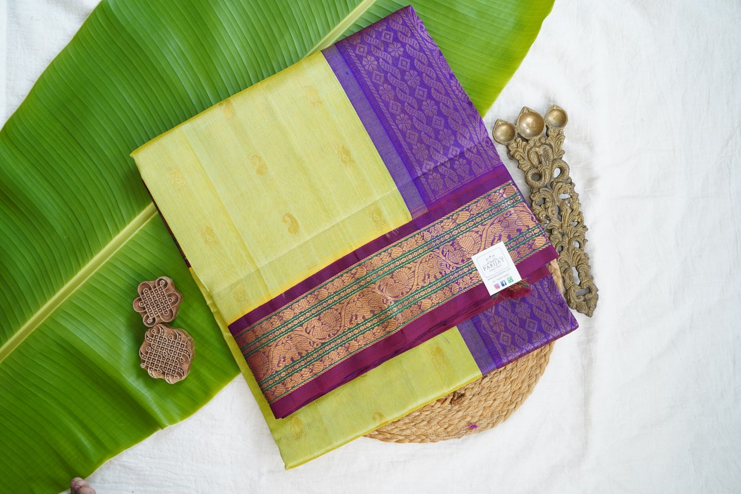 Kanchi Handloom Silk Cotton Saree PC16879