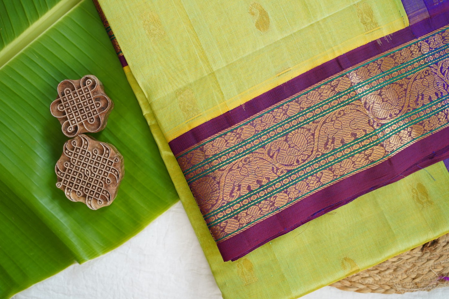 Kanchi Handloom Silk Cotton Saree PC16879