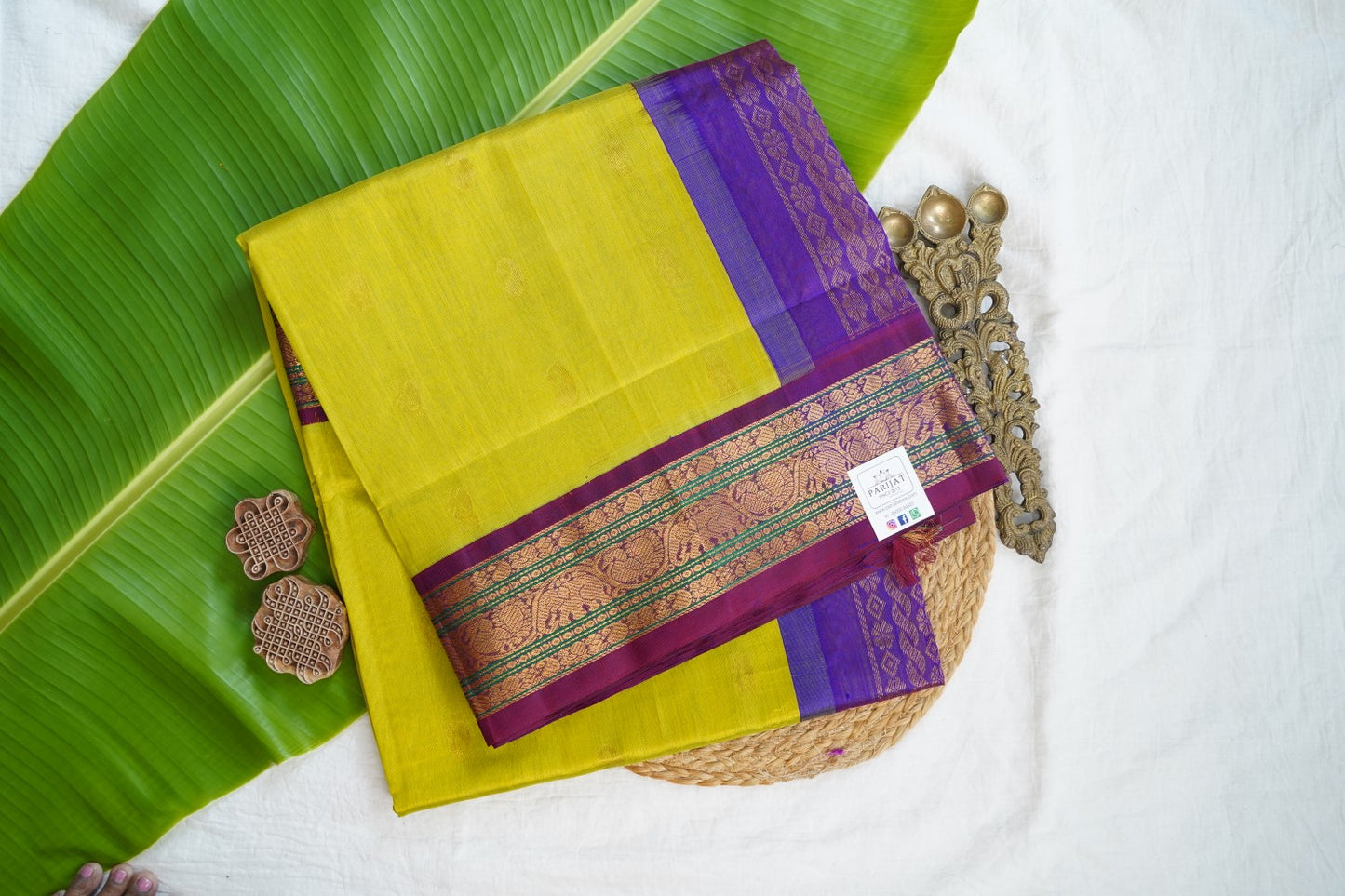 Kanchi Handloom Silk Cotton Saree PC16870