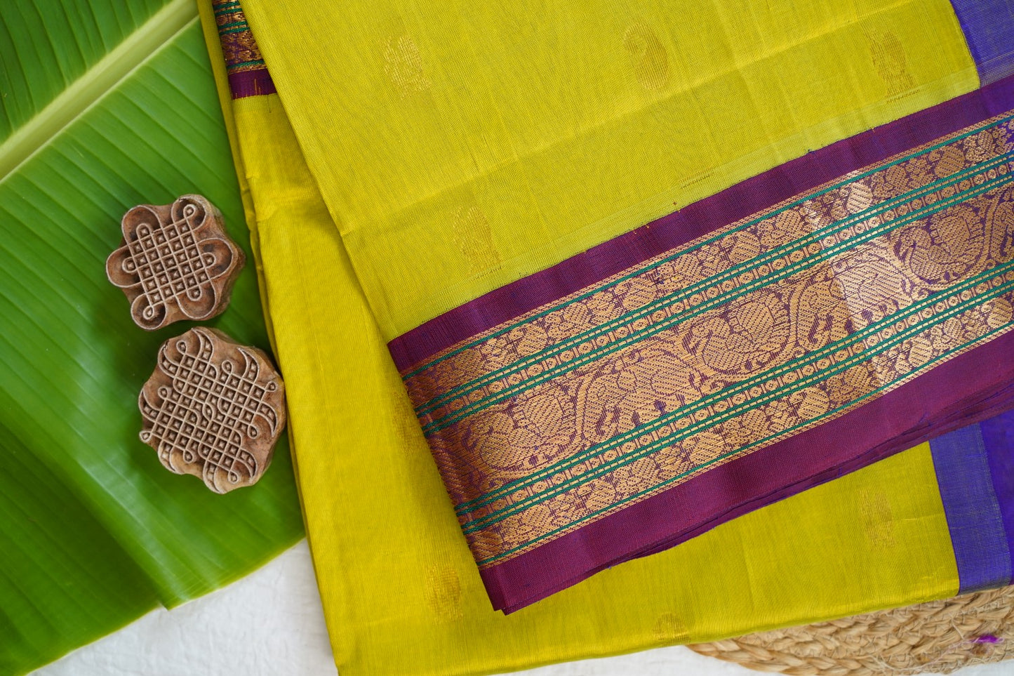 Kanchi Handloom Silk Cotton Saree PC16870