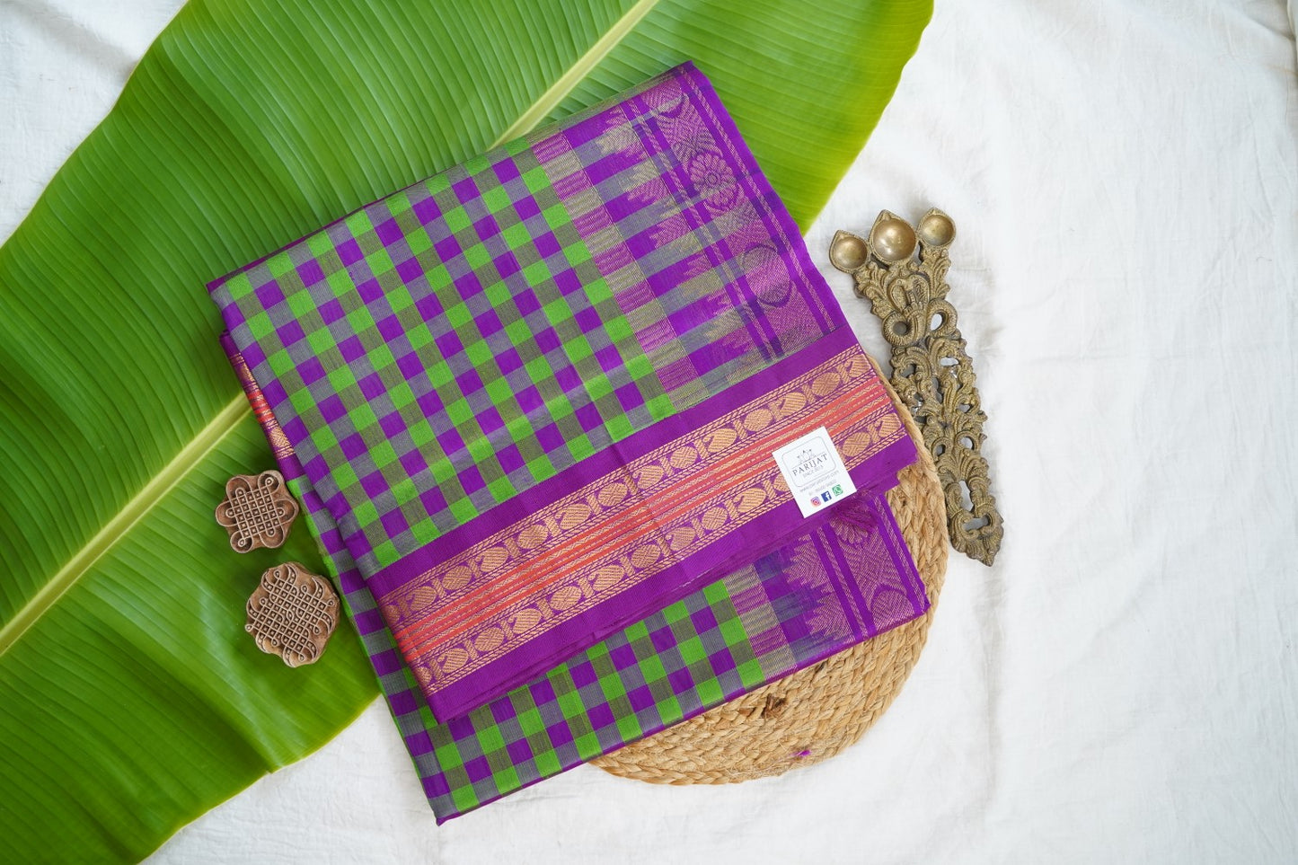 Kanchi Handloom Silk Cotton Saree PC16865