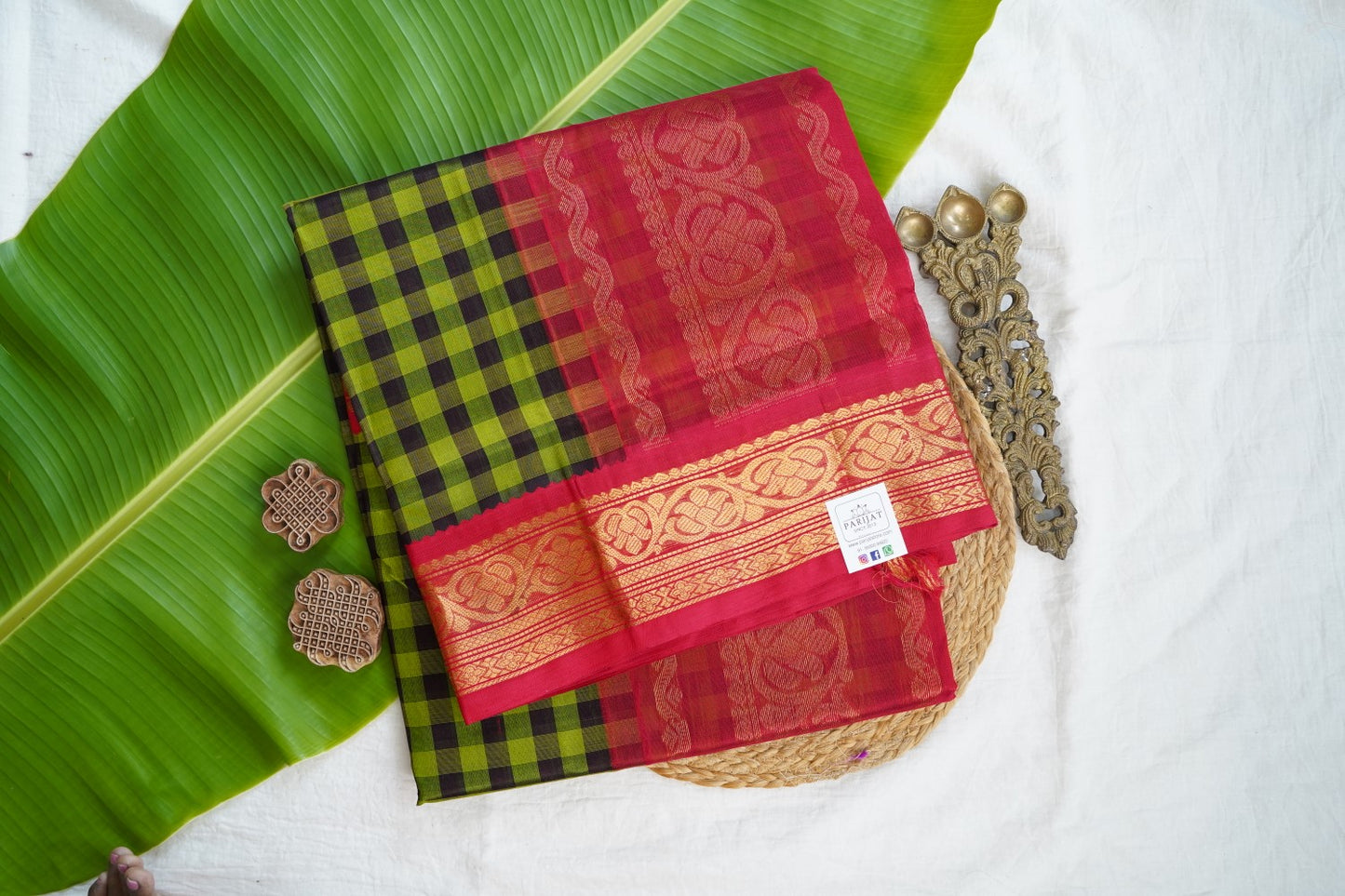 Kanchi Handloom Silk Cotton Saree PC16869