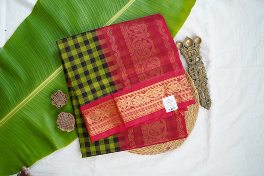 Kanchi Handloom Silk Cotton Saree PC16869