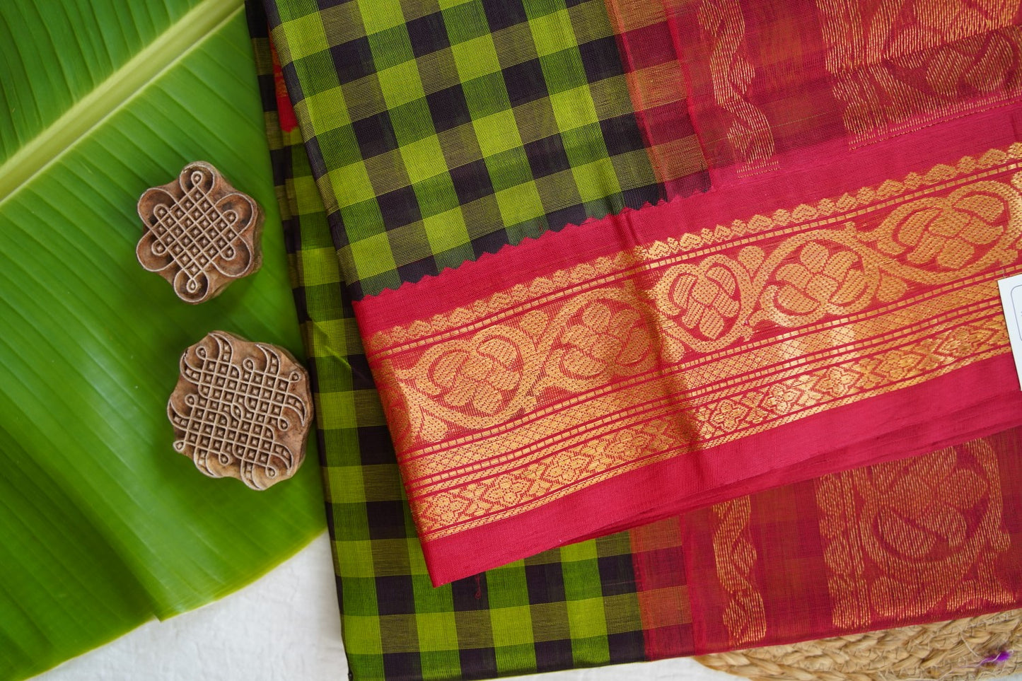 Kanchi Handloom Silk Cotton Saree PC16869