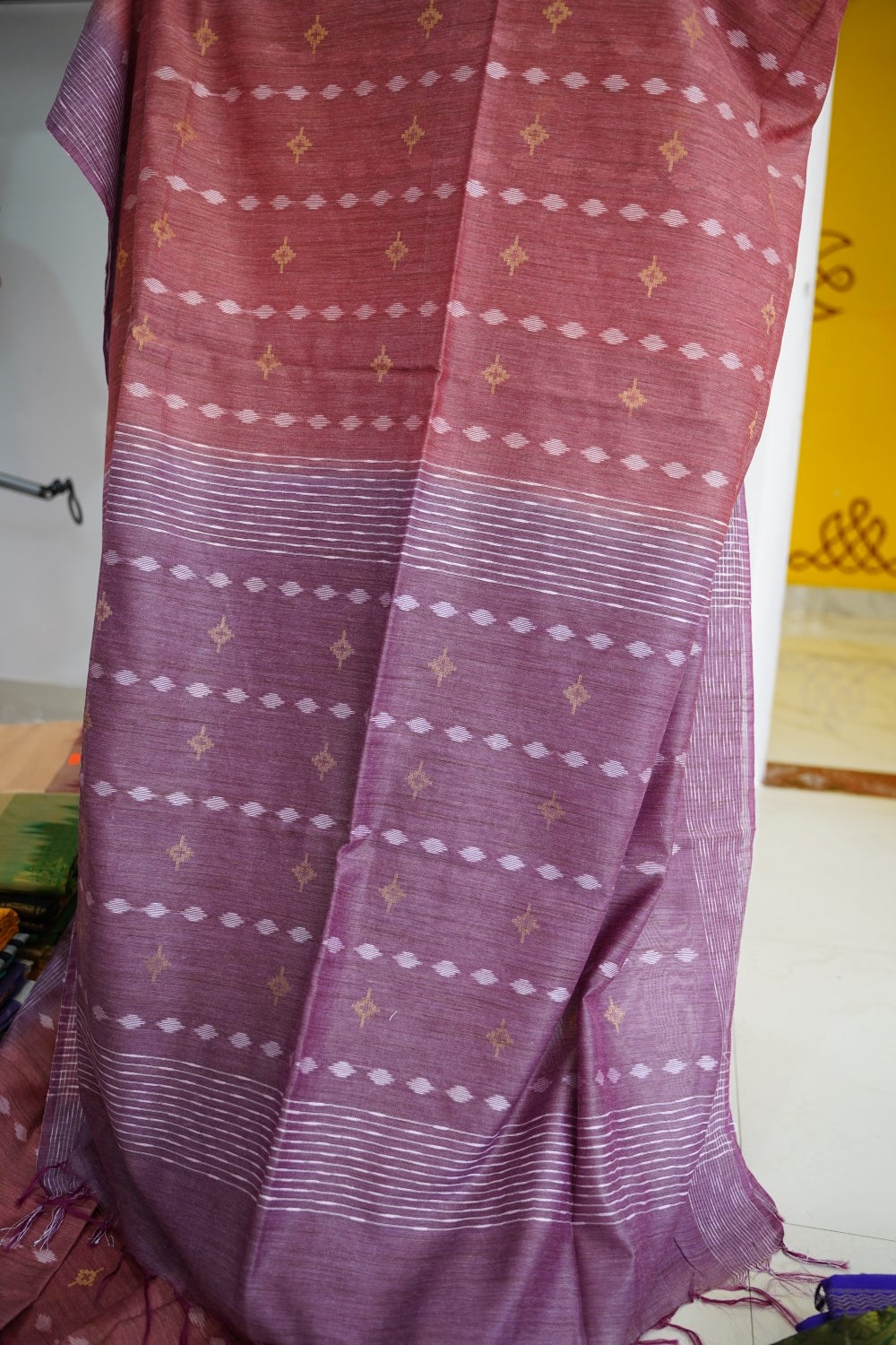 Semi Tussar saree PC17722