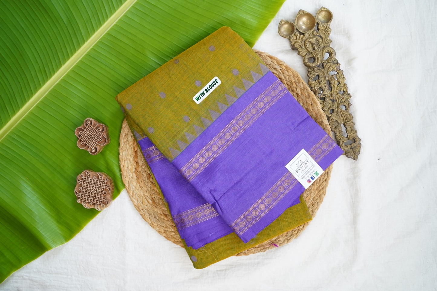 Chettinad handloom Cotton Saree PC16903