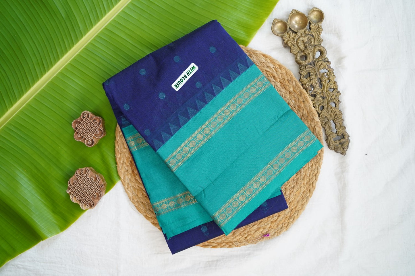 Chettinad handloom Cotton Saree PC16902