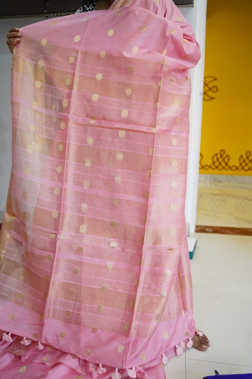 Semi Tussar saree PC17715