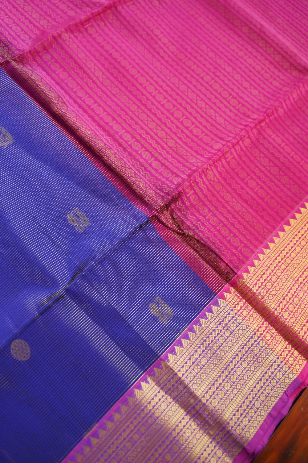 Kanchi Handloom Silk Cotton Saree-PC15689