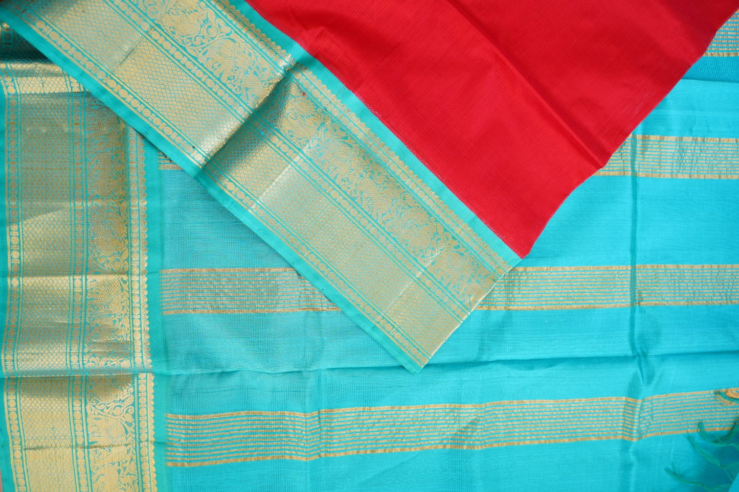 Kanchi Silk Cotton Saree PC15688