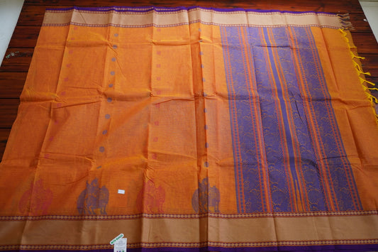 Kanchi handloom Cotton  Saree PC13123