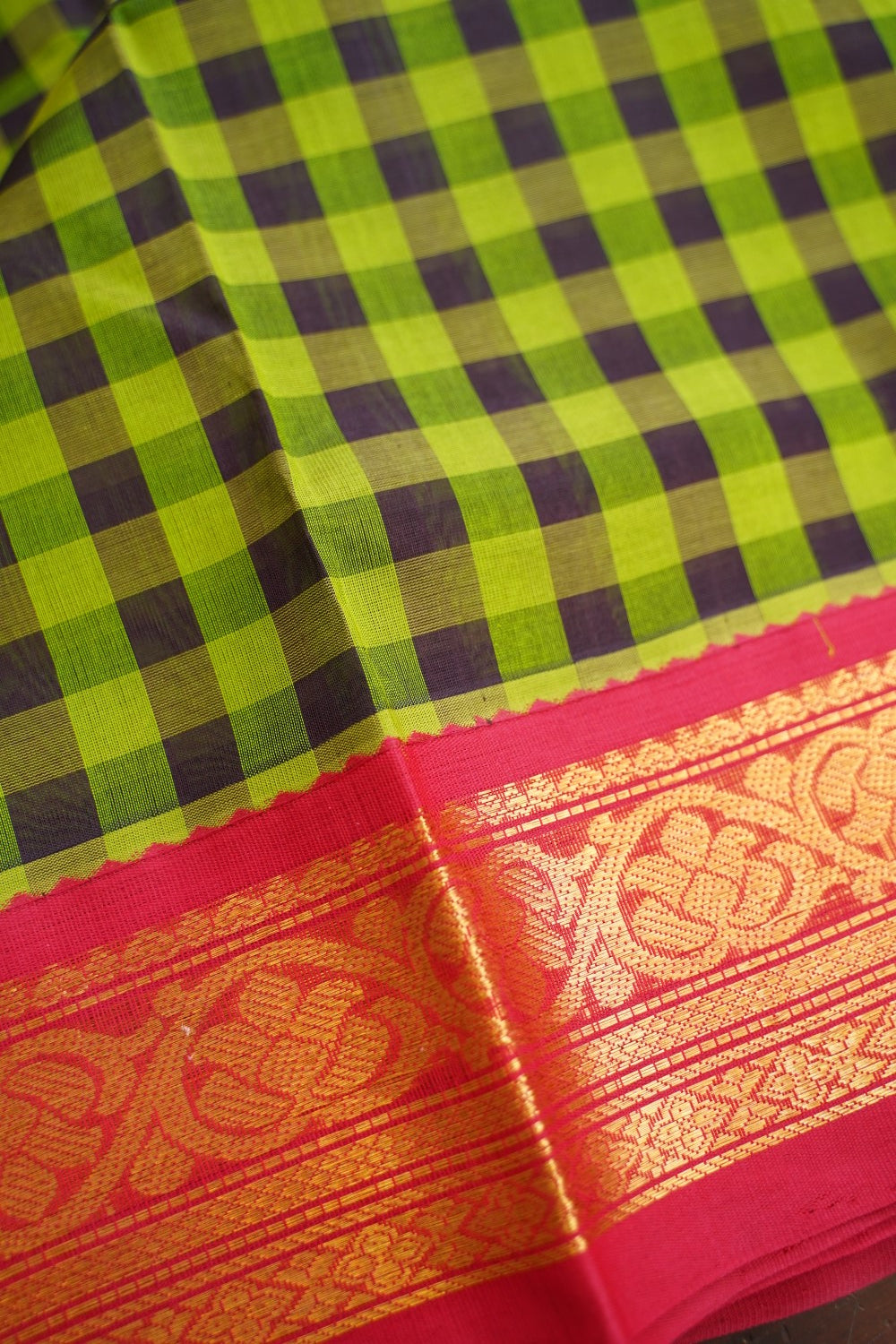 Kanchi Handloom Silk Cotton Saree PC16869