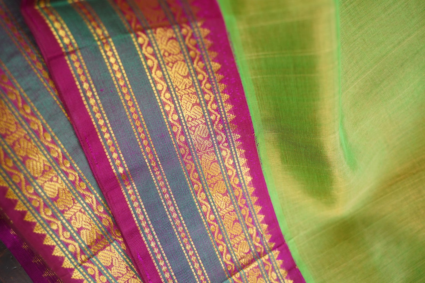 Kanchi Handloom Silk Cotton Saree PC16867