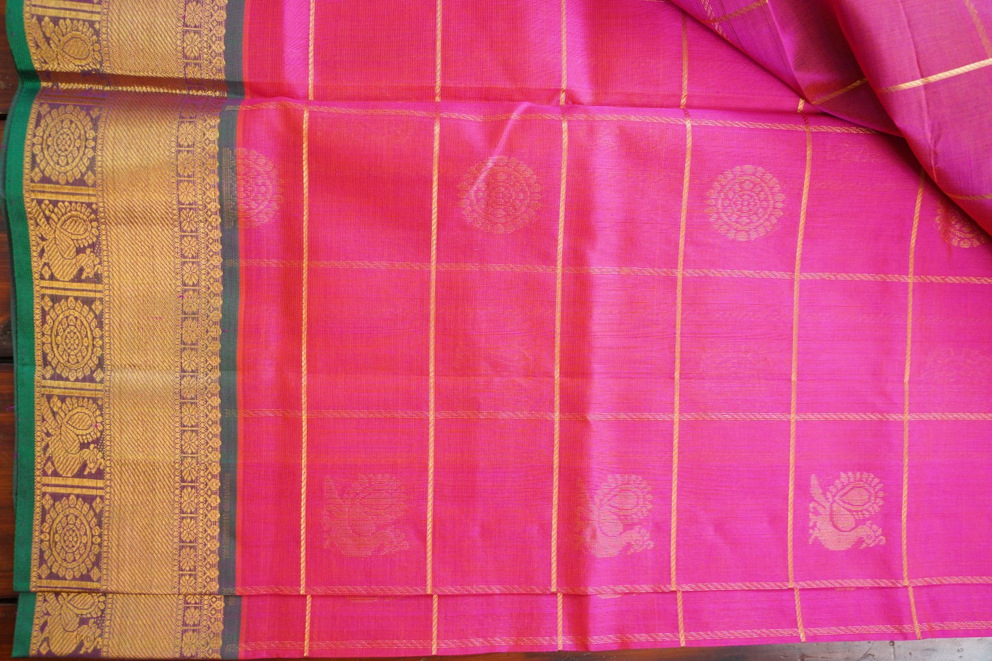 Kanchi Handloom Silk Cotton Saree PC16888