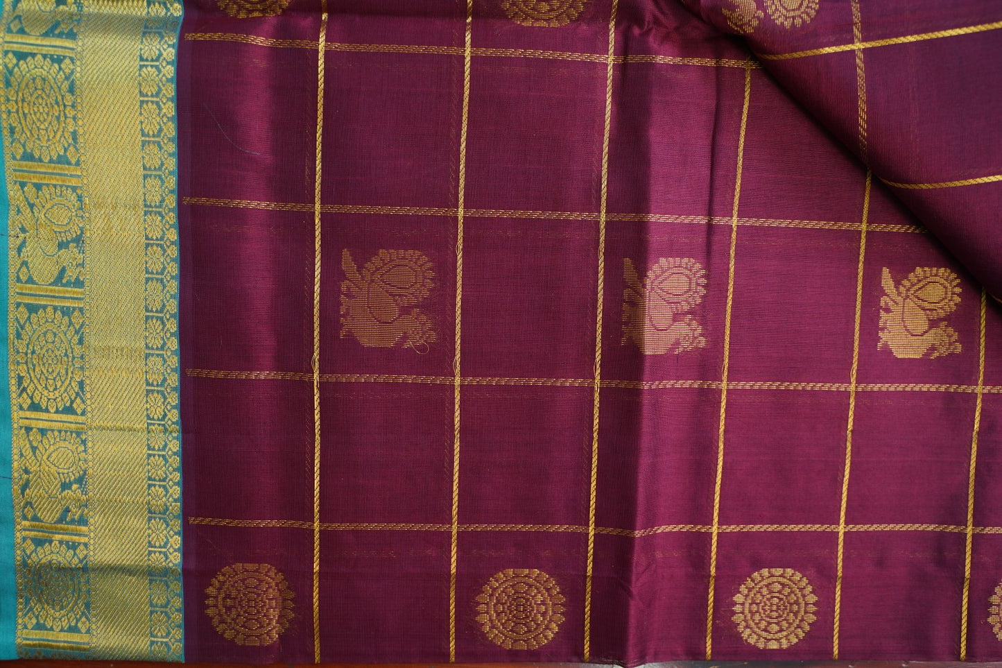 Kanchi Handloom Silk Cotton Saree PC16890
