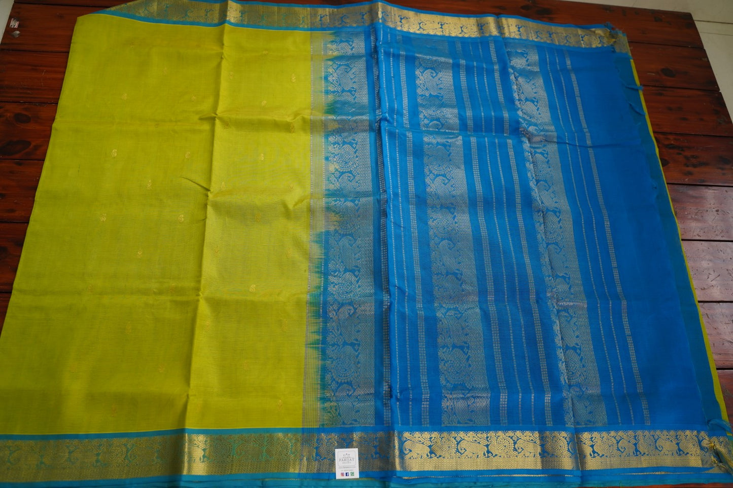Kanchi Handloom Silk Cotton Saree-PC15696