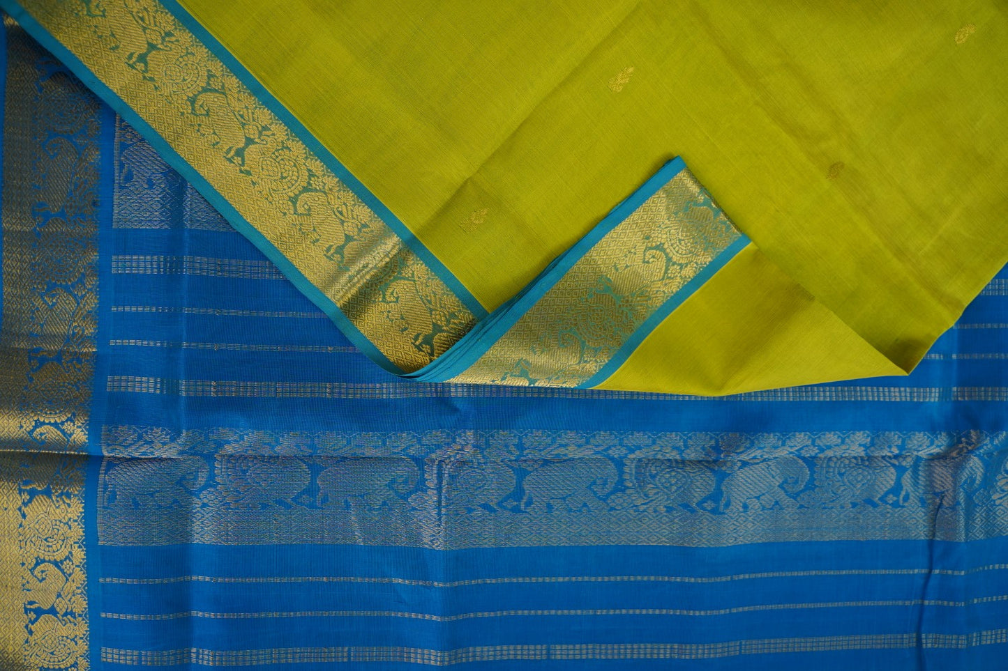 Kanchi Handloom Silk Cotton Saree-PC15696