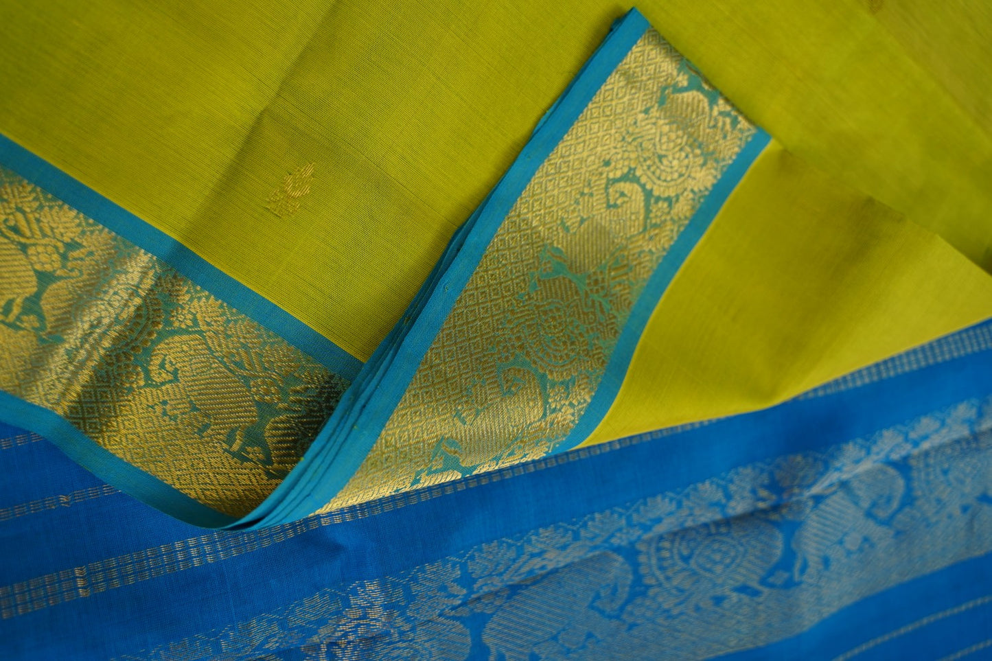 Kanchi Handloom Silk Cotton Saree-PC15696