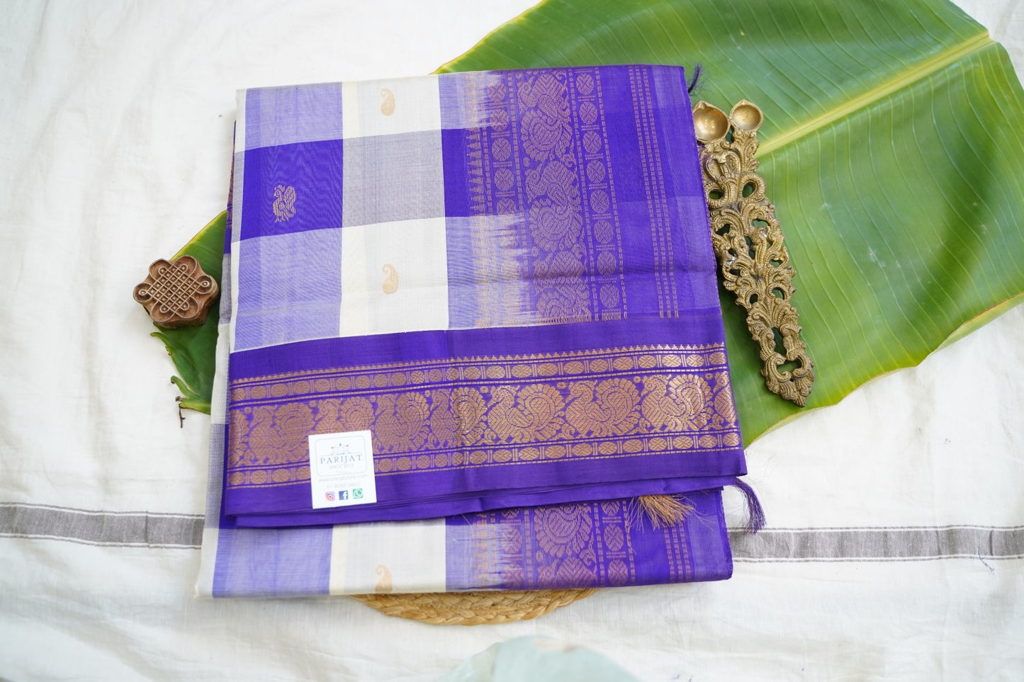 Kanchi Handloom Silk Cotton Saree PC17755