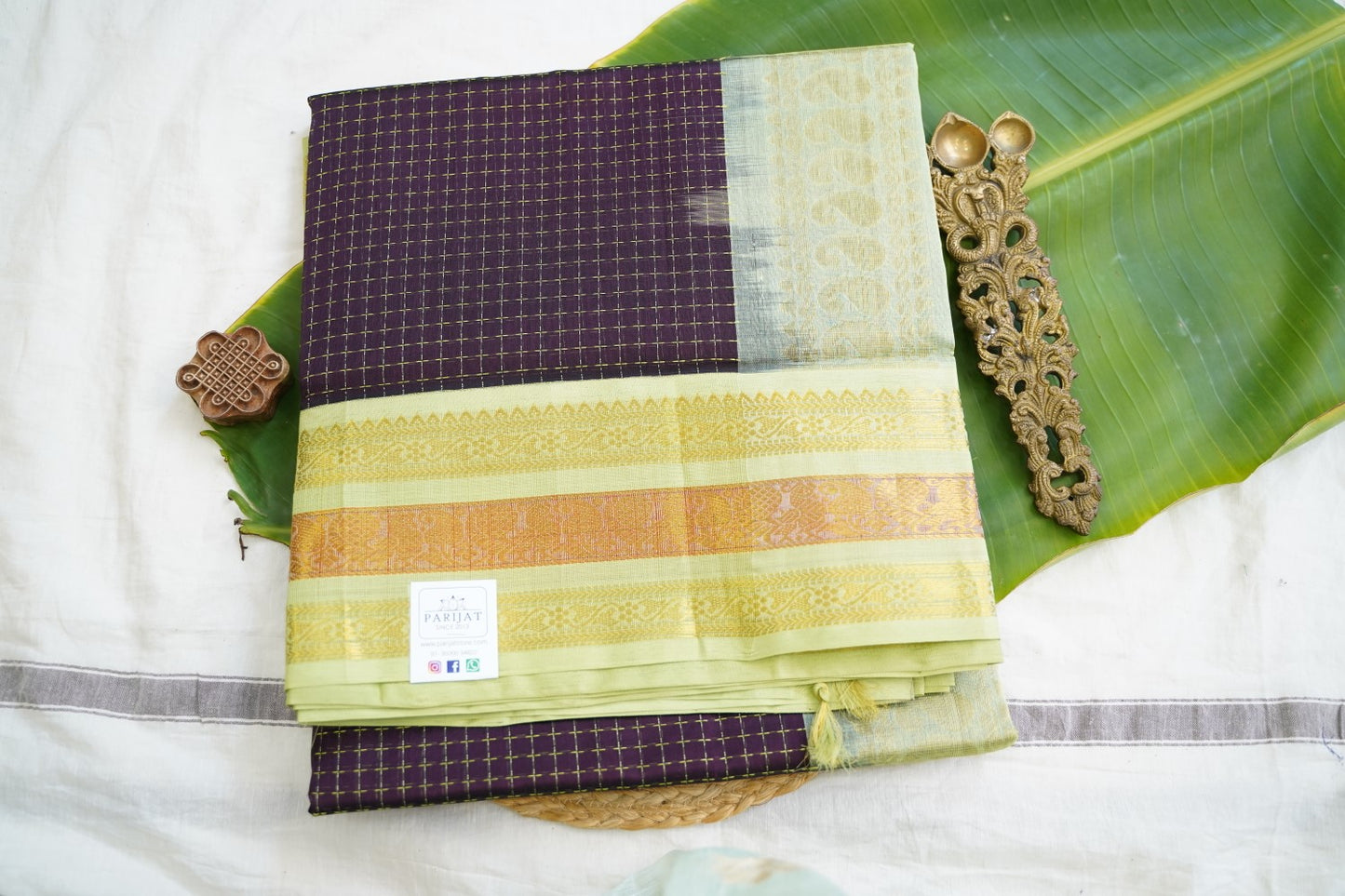 Kanchi Handloom Silk Cotton Saree PC17756