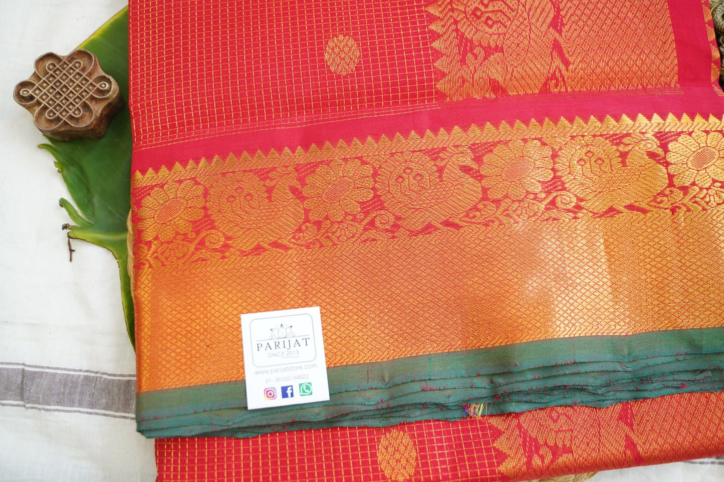 Kanchi Handloom Silk Cotton Saree PC17758